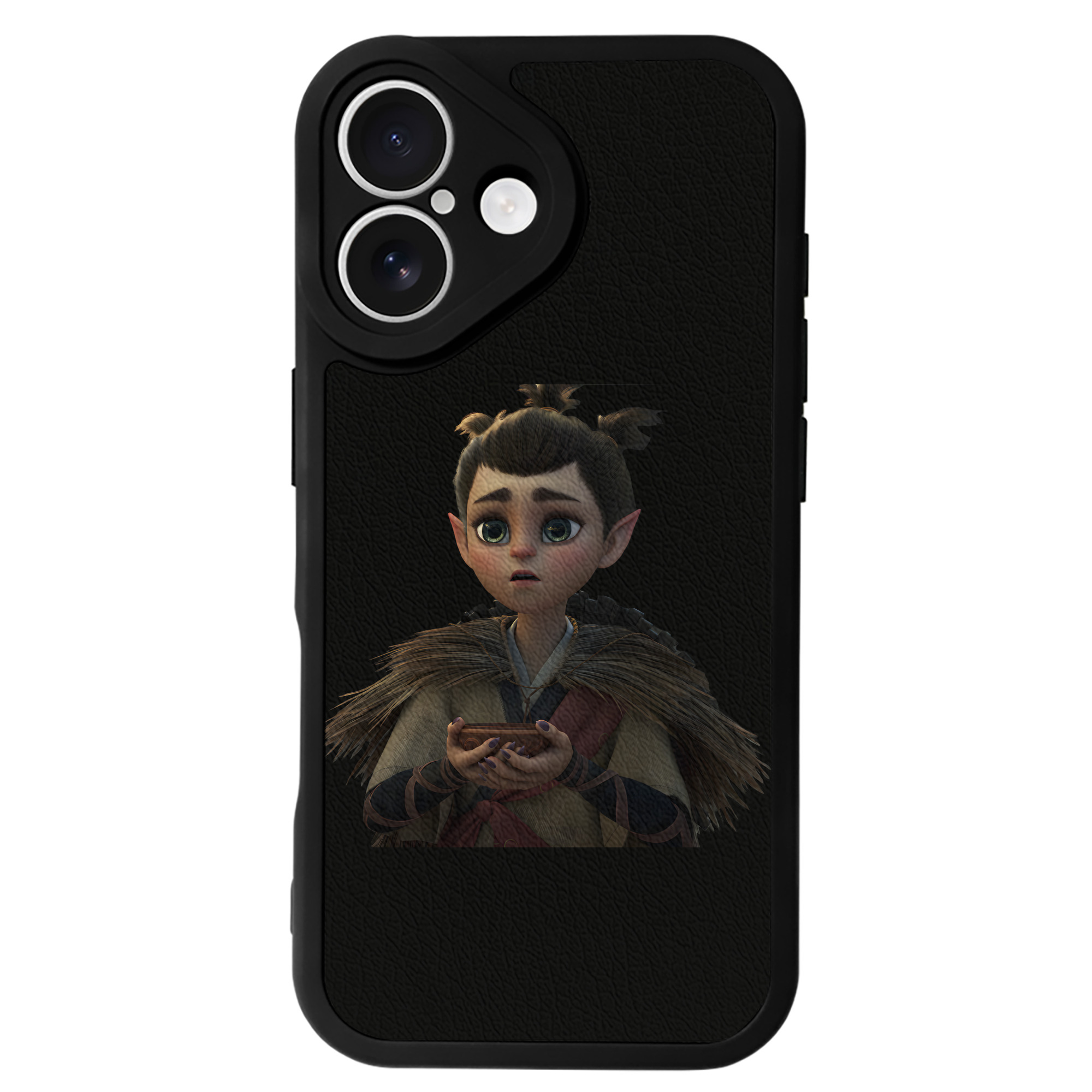 （画像用） Ne Zha 2 ナタ 魔童の大暴れ 【iPhone 16シリーズ対応】シリコンスマホケース（レザー調） 材質：シリコン